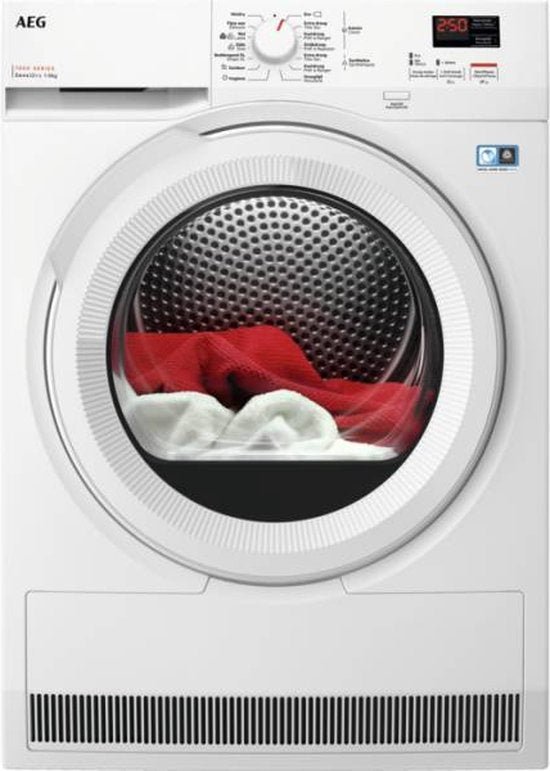 AEG TR78A12B 7000 serie Sensidry - Droogkast wamtepomp - 8kg - NL/FR