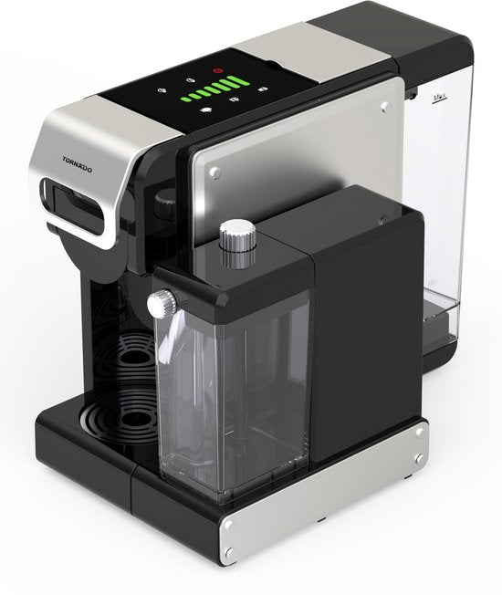Tornado TST-550M-GS – Koffiezetapparaat - 7-in-1 Multi-Capsule - met melkopschuimer