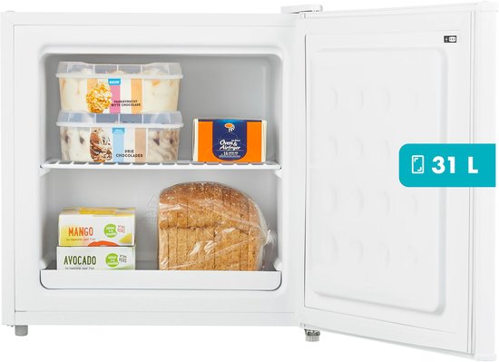 Tomado TFM4402W - Mini vriezer - Vrijstaand - Barmodel - 31 liter - Wit(Wit)