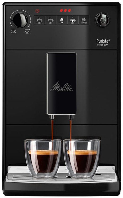 Melitta Purista F230-104 - Volautomatische espressomachine - Matzwart - Aanpasbare koffiesterkte(-)