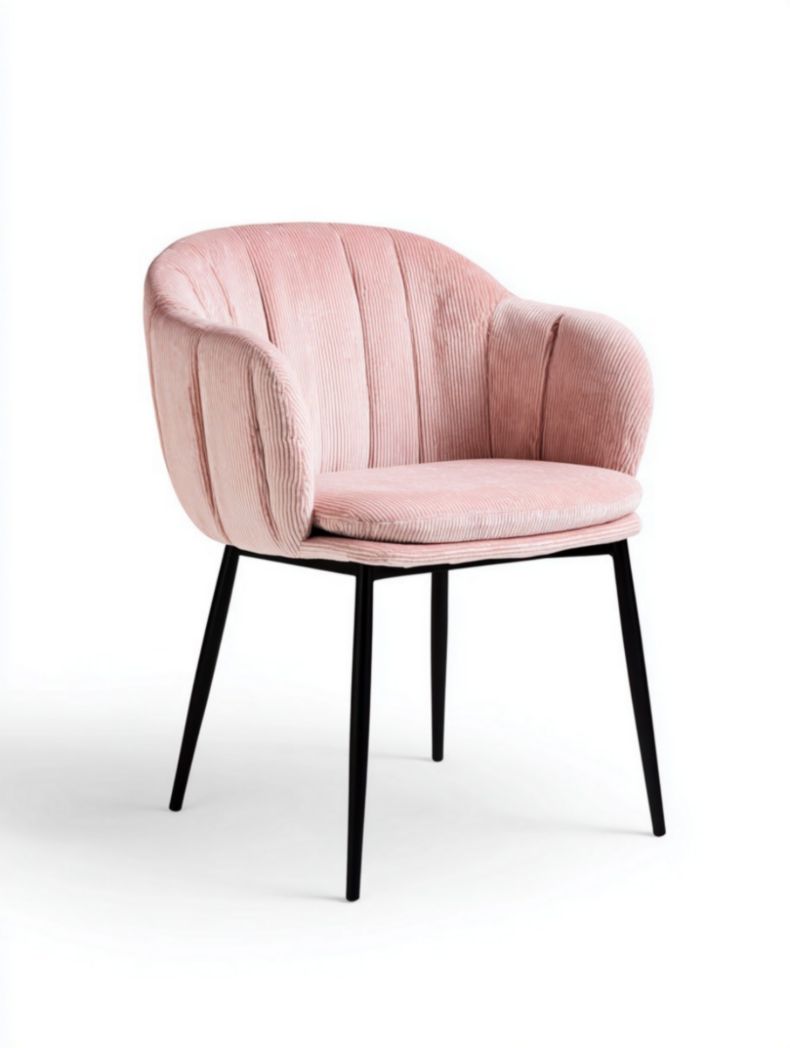 Stoel van stof voor de eetkamer - 70 x 70 x 80