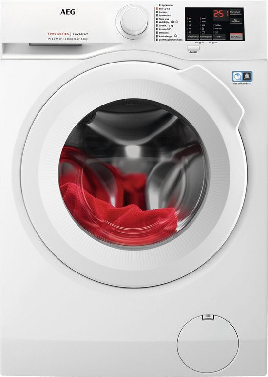 AEG LF628600 6000 serie ProSense - Wasmachine - Energielabel A - 1600 toeren - 8 kg