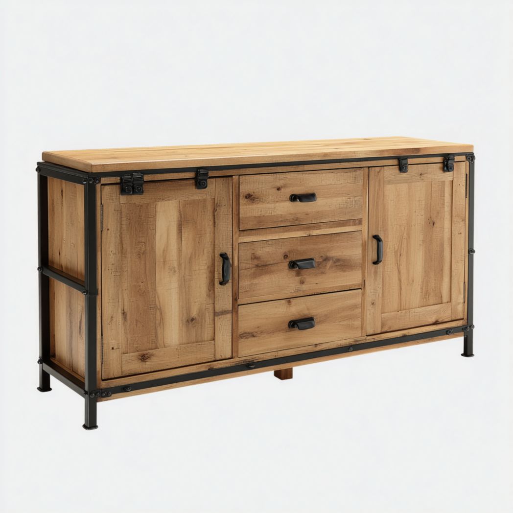 Opbergkast van hout voor de eetkamer - 120 x 40 x 80