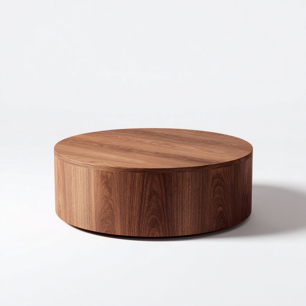 Salontafel van hout voor de zithoek - 60 x 60 x 30