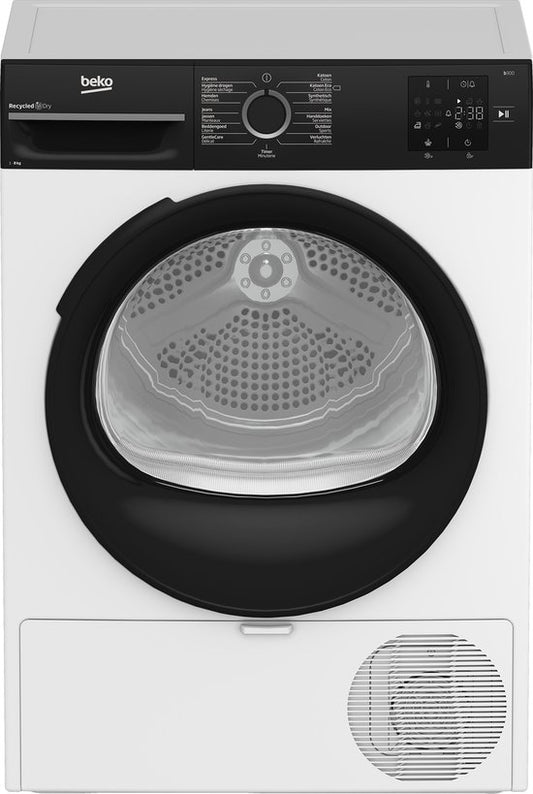 Beko BM3T3823BNL Wasdroger - warmtepompdroger - 8 kg - Energielabel