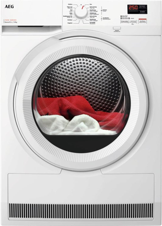 AEG TR78AK12B 7000 SensiDry - Warmtepompdroger - 8 kg - NL/FR
