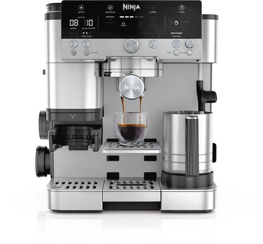Ninja Luxe Café PRO Espresso- en Filterkoffiemachine met Melkpschuimer - ES701EU(Roestvrijstaal)