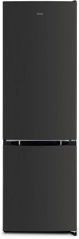 CHiQ FBM260L - Koel-vriescombinatie - 262 Liter - 39 dB - Donker RVS - Low Frost - 12 jaar garantie op compressor(Dark 260)